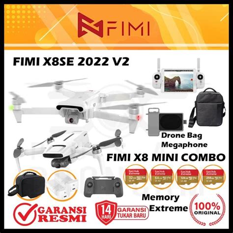jual drone xiaomi fimi xse  grey combo extra battery limited edition shopee indonesia