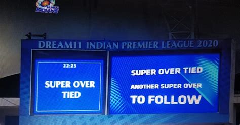 Ipl Super Over Know All The Rules Of The Tie Breaker