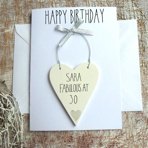 daughter  law personalised birthday card  country heart