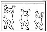 Frog Coloring Pages Jumping Cute Views sketch template