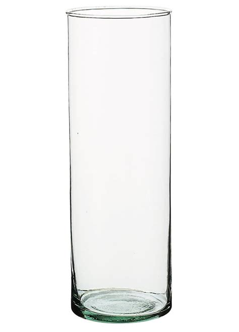 Clear Glass Cylinder Vase 10 1 2