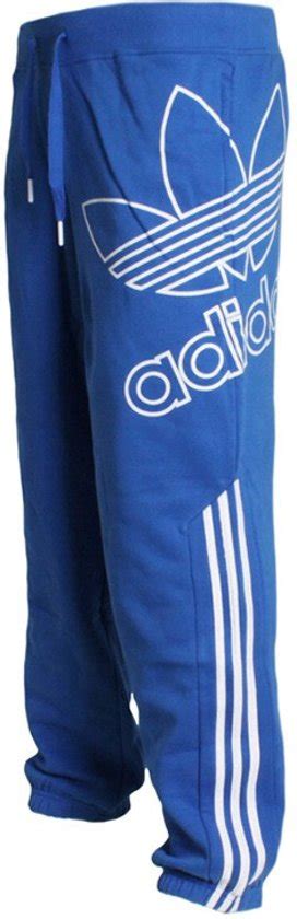 bolcom adidas originals fleece joggingbroek heren blauw maat