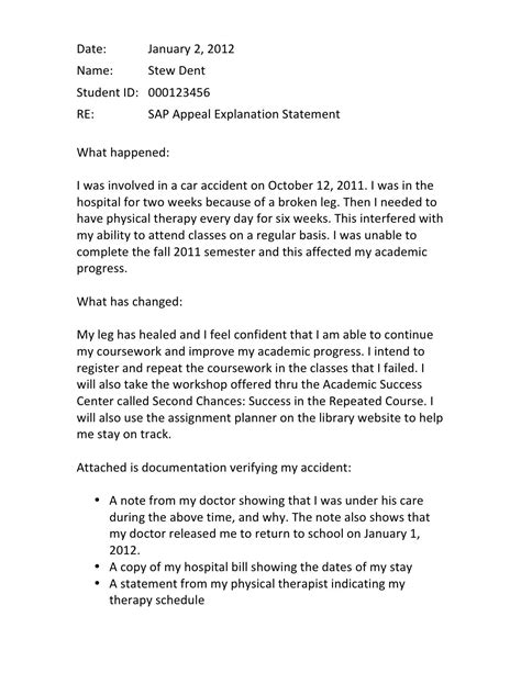 financial aid appeal letter sample
