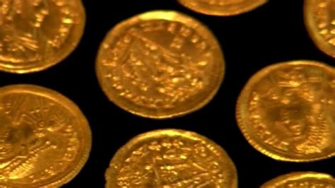 roman gold coins   st albans field bbc news