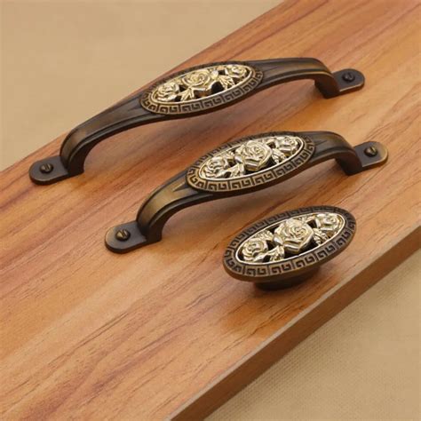 Furniture Handles Roses Antique Kitchen Cabinet Knobs And Handles
