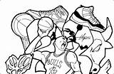 Pages Basketball Coloring Getdrawings Print Color sketch template
