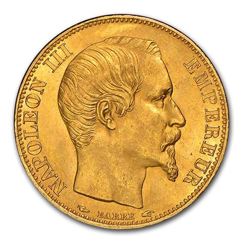 buy   france gold  francs napoleon iii ms  ngc apmex