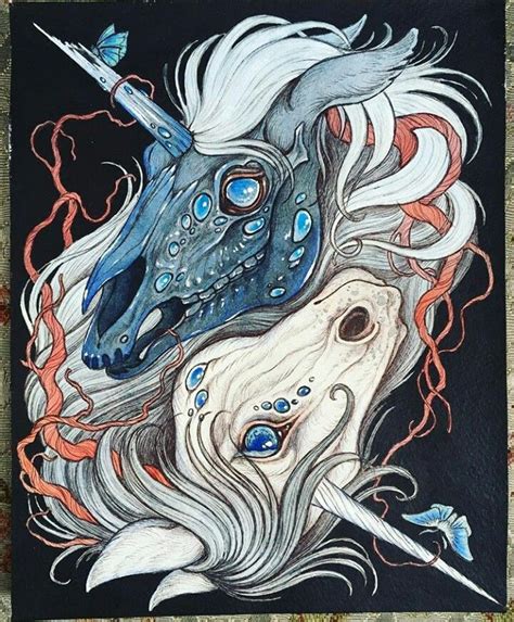 pin  laura schraa  art unicorn painting unicorn artwork evil