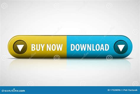 yellow  blue buy   button stock illustration illustration  banner isolated