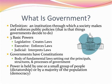 principals  government powerpoint