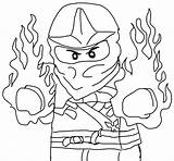 Ninjago Coloring Pages Lego Kai Zx Jay Printable Print Getcolorings Color sketch template