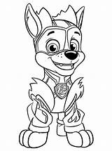 Paw Patrol Pups Mighty Chase Kids Coloring Fun sketch template