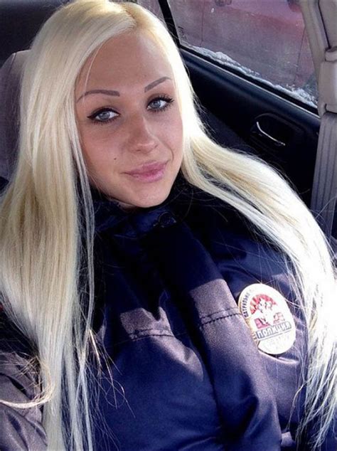 is this russia s most beautiful police officer