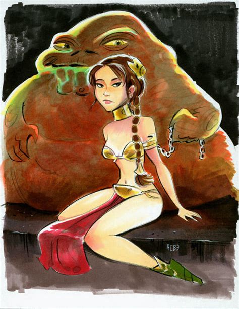 Jabba The Hutt And Slave Leia Drool And Discuss