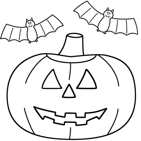 pumpkin halloween coloring pages  preschoolers