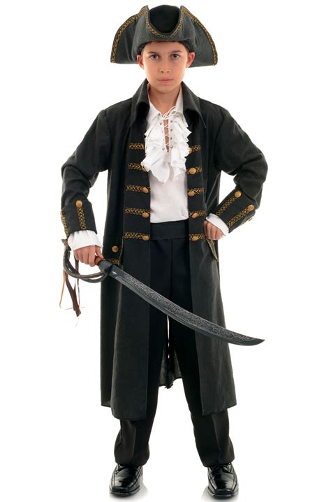 pirate captain child costume black purecostumescom