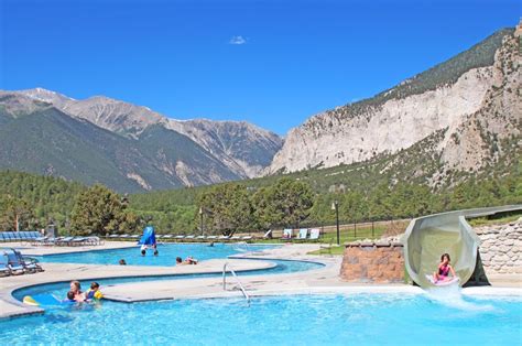upper pools water   mt princeton hot springs resort