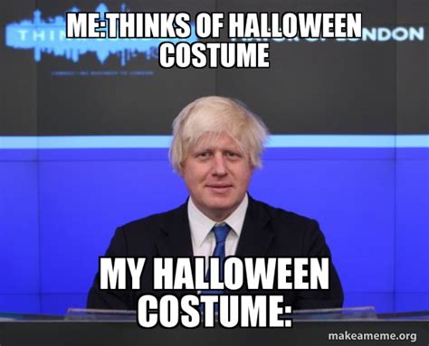 methinks  halloween costume  halloween costume boris johnson brexit   meme