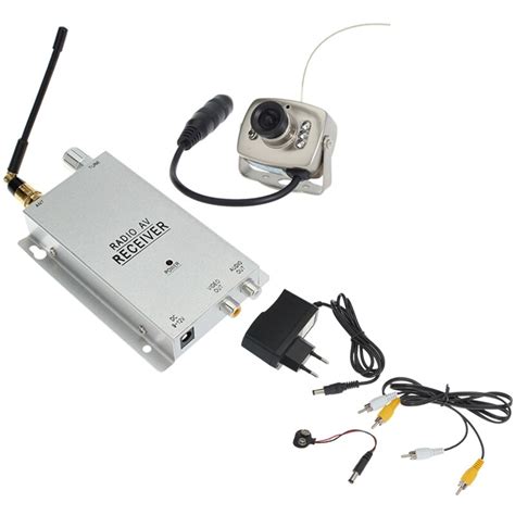 wireless camera kit radio av receiver  power supply surveillance home securityeu plug