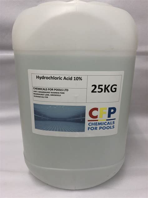 hydrochloric acid  kg chemicals  pools