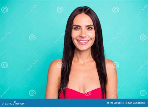 Close Up Photo Beautiful Amazing She Her Lady Toothy Beaming Smile