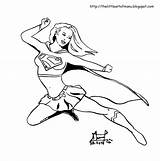 Supergirl Coloring Pages Superwoman Coloriage Woman Super Superman Wonder Logo Imprimer Dessin Colorier Color Printable Sheet Clipart Print Superhero Batman sketch template