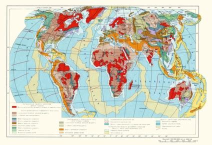 ce ofera  idee harta tectonica  lumii