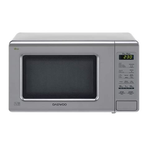 Daewoo Touch Control Microwave 800w 20l Duo Plate Silver J Harries Ltd