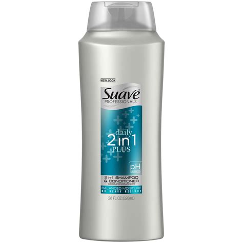 suave professionals daily     shampoo  conditioner formula  mico moisturizing