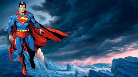 superman cartoon hd wallpaper