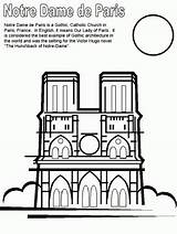 Coloring Notre Dame Pages France Paris Printable Kids Print Around Coloringpagebook Sheet Countries Book Coloringpages101 French Arc Triomphe Teenagers Město sketch template