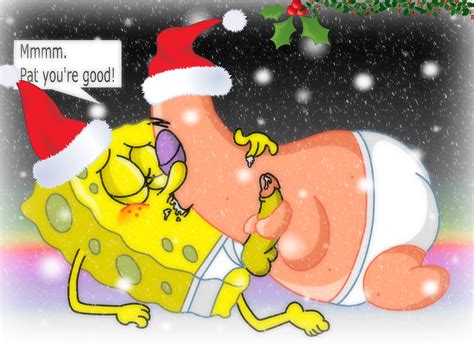 rule 34 christmas gay male multiple males patrick star spongebob squarepants spongebob