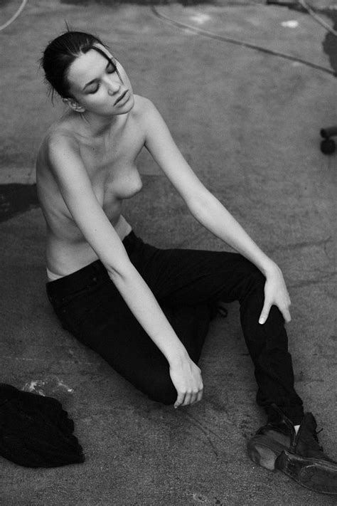 kristina tsvetkova topless fashion shoot5