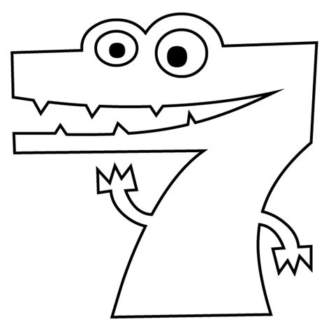 number  alphabeast  coloring page babadoodle