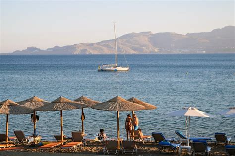 haraki charaki rhodes rhodes greece beach guide   activities maps rhodesguidecom