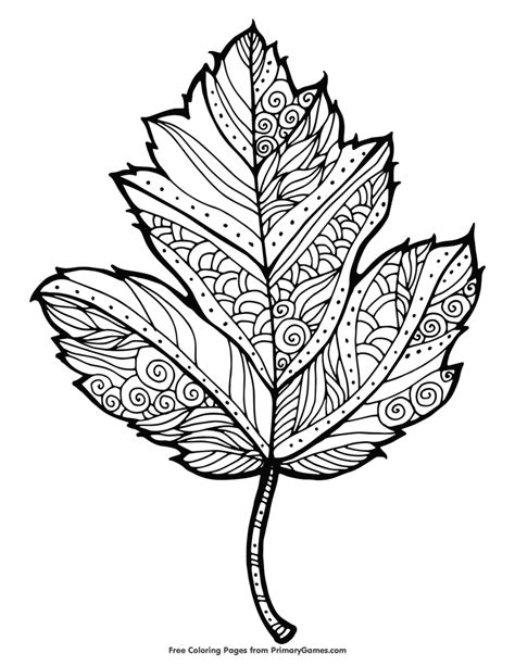 fall coloring pages  maple leaf celtic ausmalbilder mandala