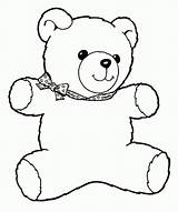 Teddy Bear Coloring Pages Printable Kids Baby Outline Drawing Bears Mama Print Cartoon Color Disney Colouring Cute Doll Toddlers Clipart sketch template