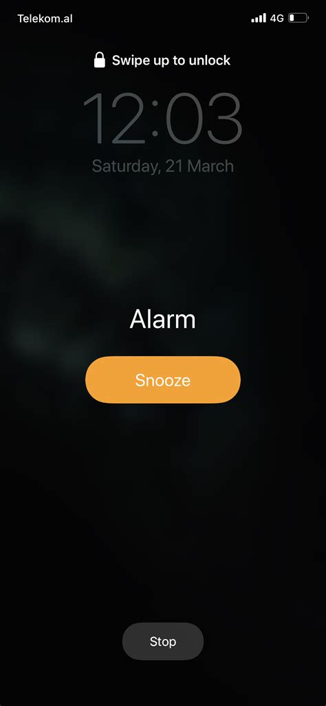 alarm doesnt ring  apple community