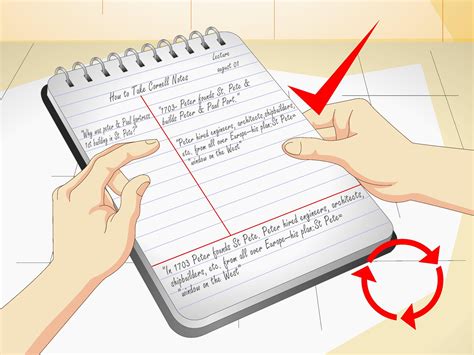 cornell notes  pictures wikihow  prendere