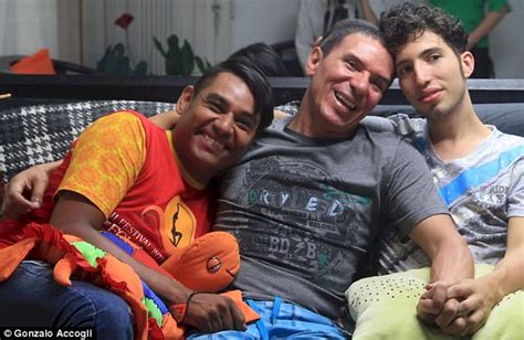 colombia s first three man marriage is legally recognised daily mail online
