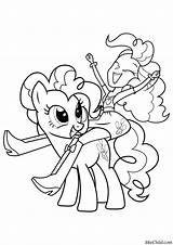 Pony Coloring Pages Dibujos Little Para Girls Unicornios Girl Barbie Choose Board Cute sketch template