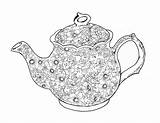 Teapot Pots Teapots sketch template
