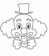 Clown Coloring Pages Thedrawbot sketch template