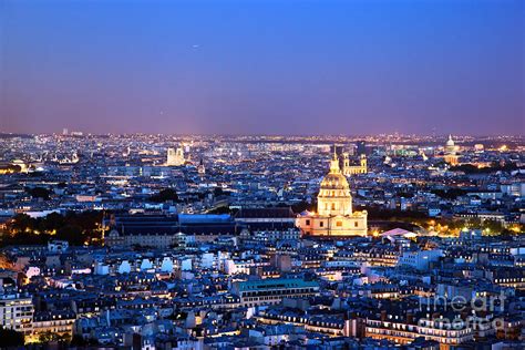 paris panorama france  night photograph  michal bednarek