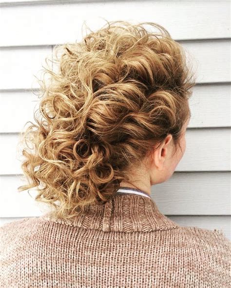 33 easy and cute curly hair updos in trending in 2023