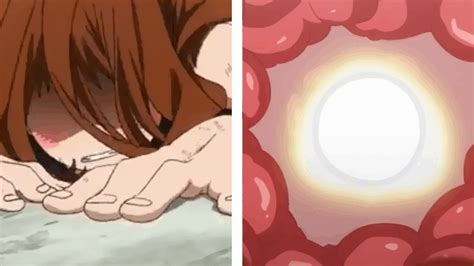 rule 34 animated animated blush boku no hero academia brown hair clenched teeth cross section