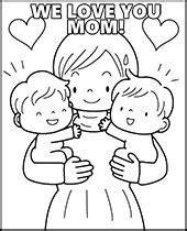 printable mother   baby coloring page topcoloringpagesnet