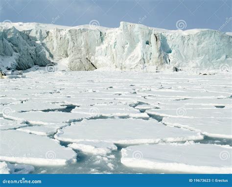 noordpool oceaan gletsjer en ijs stock fotos afbeelding