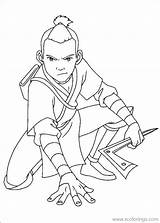 Airbender Sokka Xcolorings Noncommercial Individual sketch template