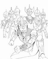 Ultraman Mewarnai Ginga Img08 sketch template